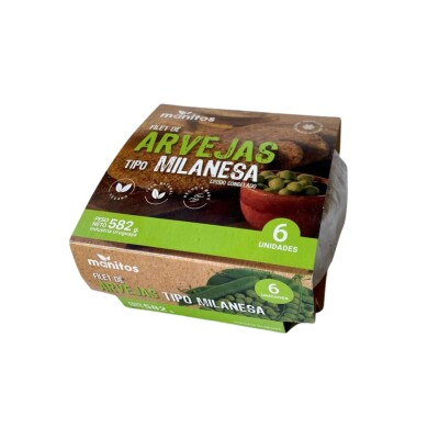 Milanesas De Arvejas Manitos 6 Unidades Milanesa De Arvejas Manitos X6