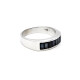 Anillo En Oro Blanco 18K Con Zafiros Baguette Anillo En Oro Blanco 18K Con Zafiros Baguette