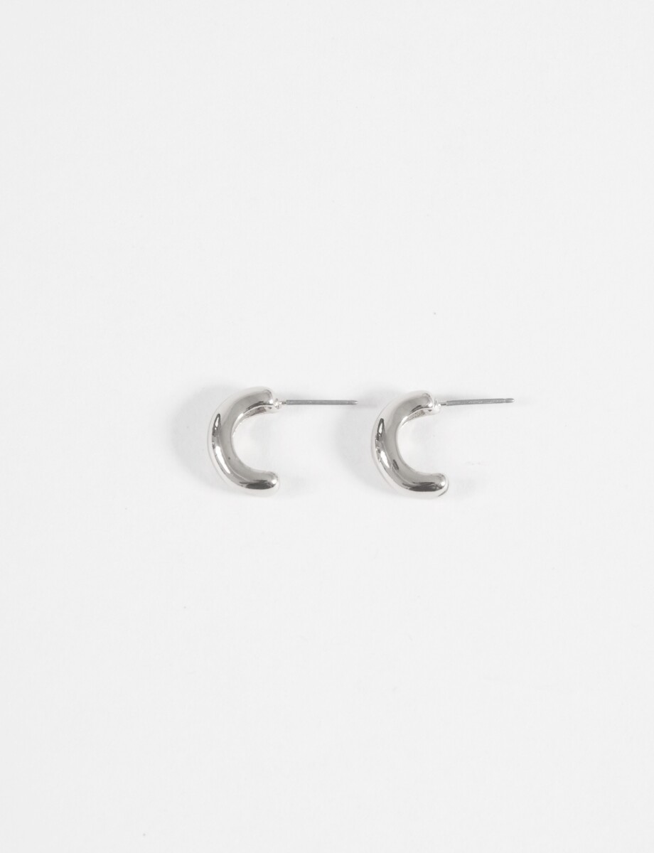 Aros basic - plateado 