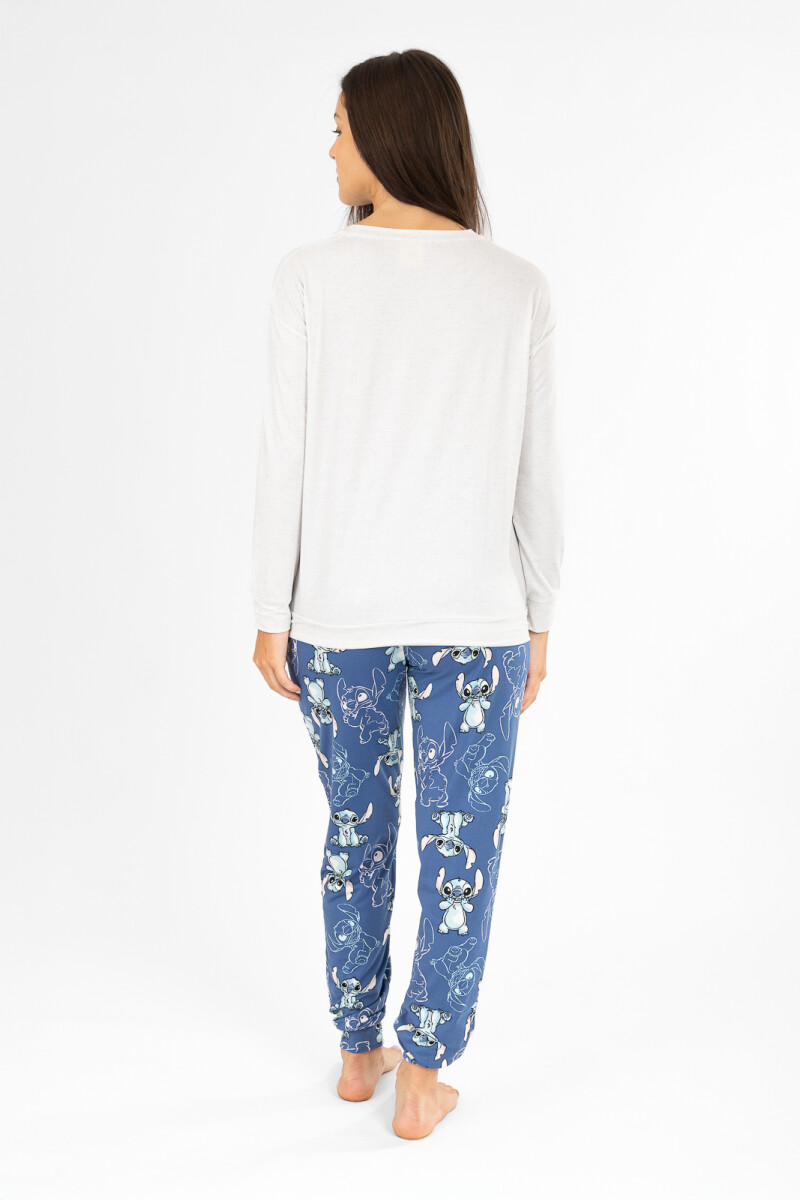 Pijama stitch illustration Azul