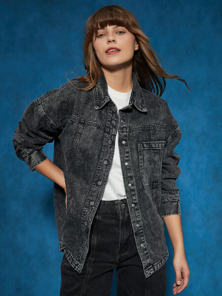 SOBRECAMISA LARA NEGRO