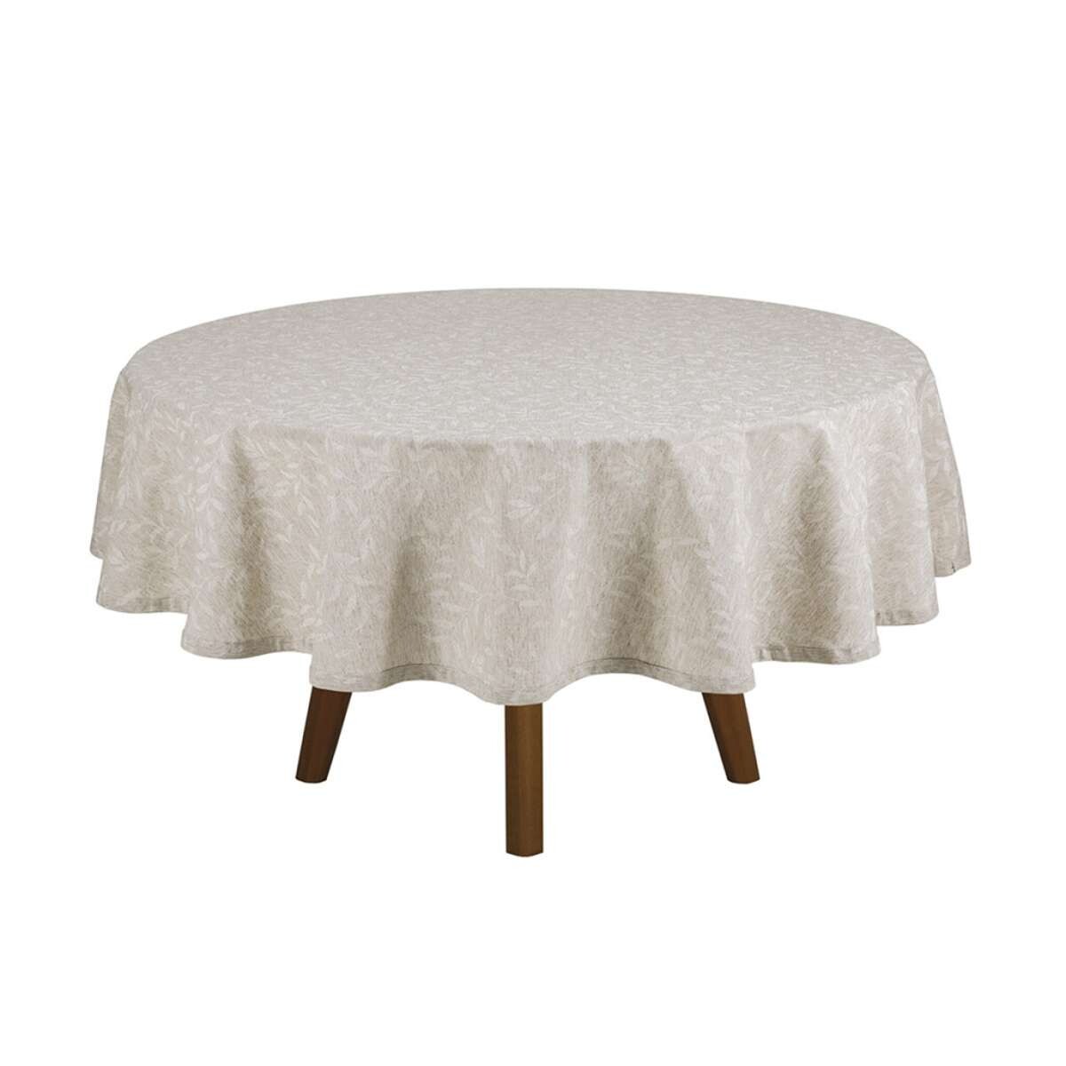 Mantel Redondo Lino Clean Dohler 200 cm - Pauline 