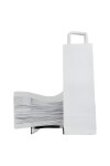 Pack x 50 - bolsa lisa 14x08x40 cm, para botella BLANCO