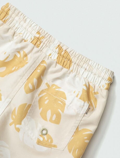 SHORT INFANTIL ESTAMPADO AMARILLO