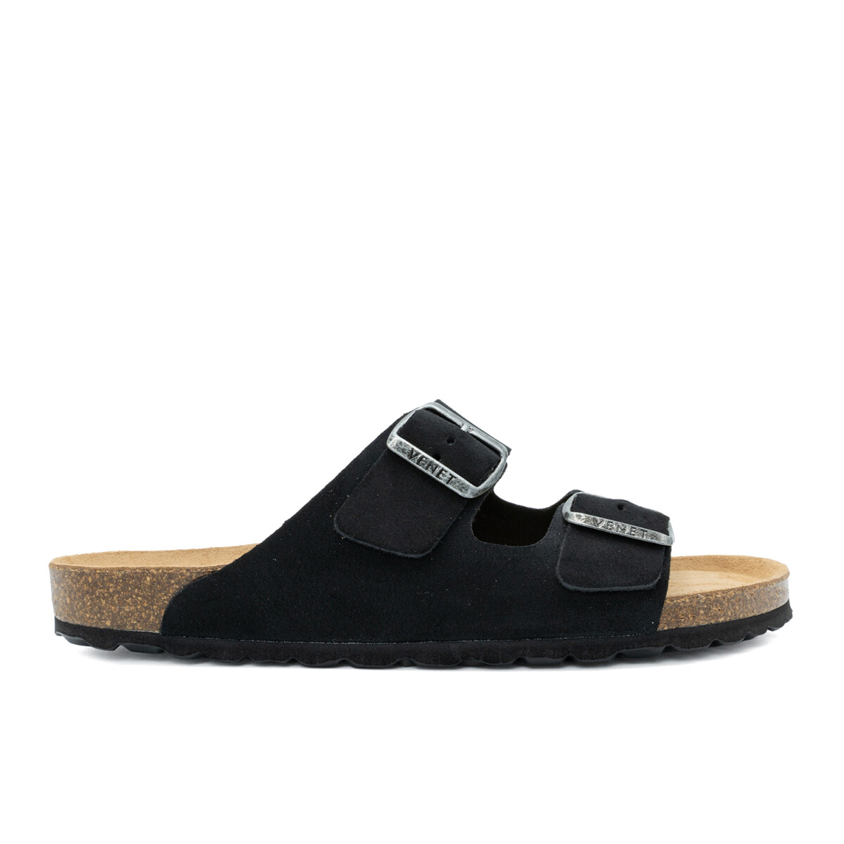 SANDALIAS VENET - CUERO BRUNN - NEGRO 