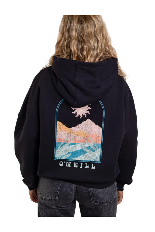 Canguro O'Neill Woman Retro Landscape Oversize Negro
