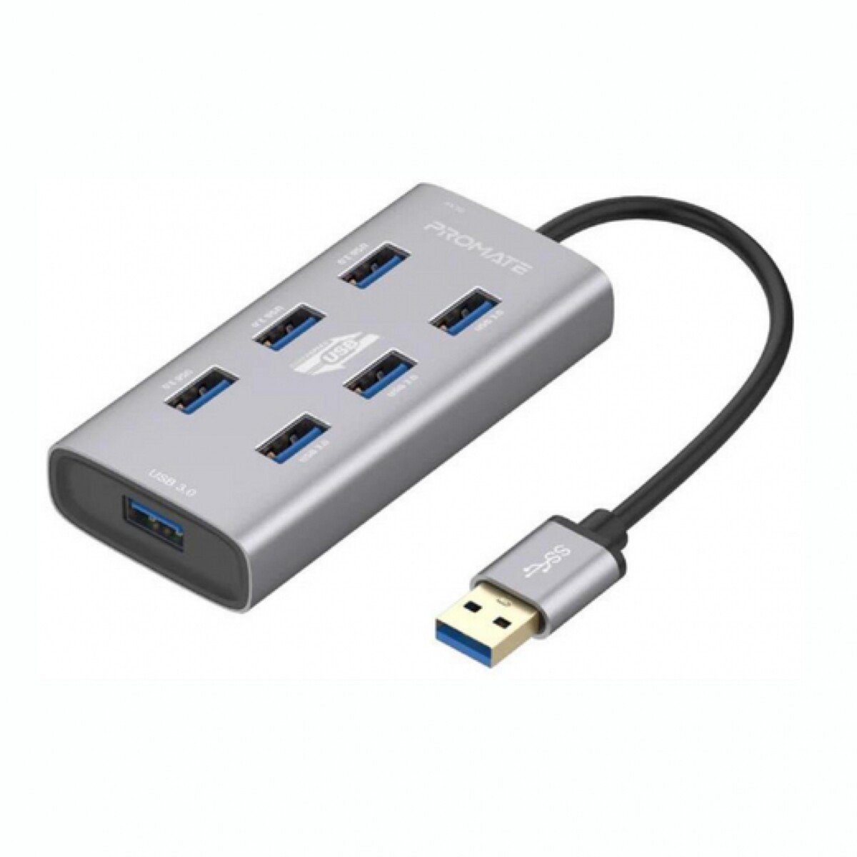 PROMATE Ezhub-7 Hub USB Con Adaptador USB-C A 7 USB 3.0 