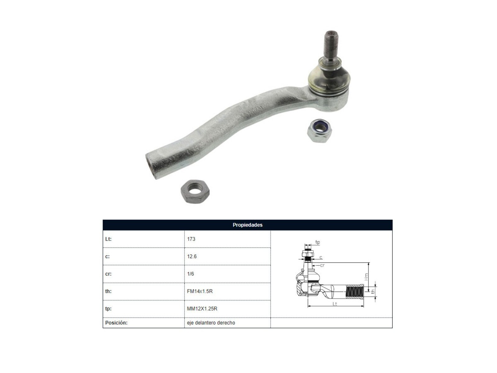 Puntero Geely 515, Toyota Yaris 06-25 Der 