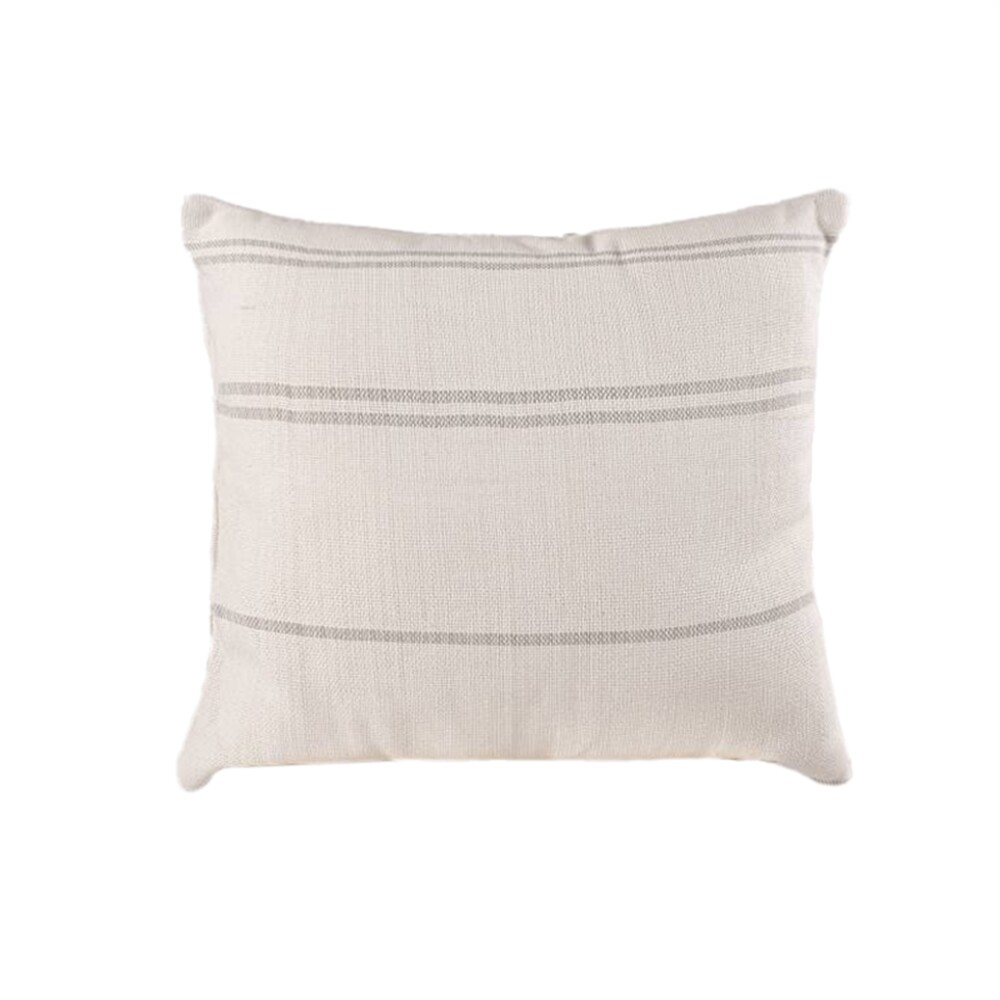 Almohadón Artesanal Tajy 50x50 cm - Pilar Crudo/Beige