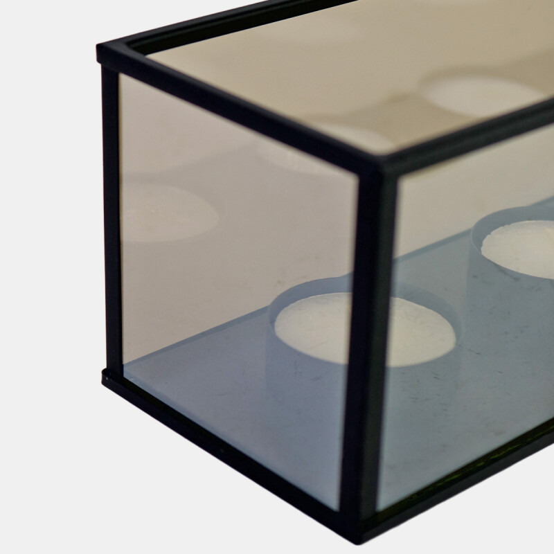 KIT DE PORTA VELA VIDRIO C/VELAS HORNILLO Unica