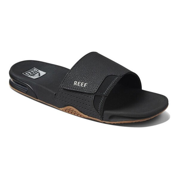 Ojotas Reef Fanning Negro