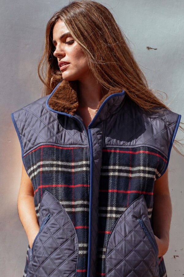 Saddle Vest Azul Marino