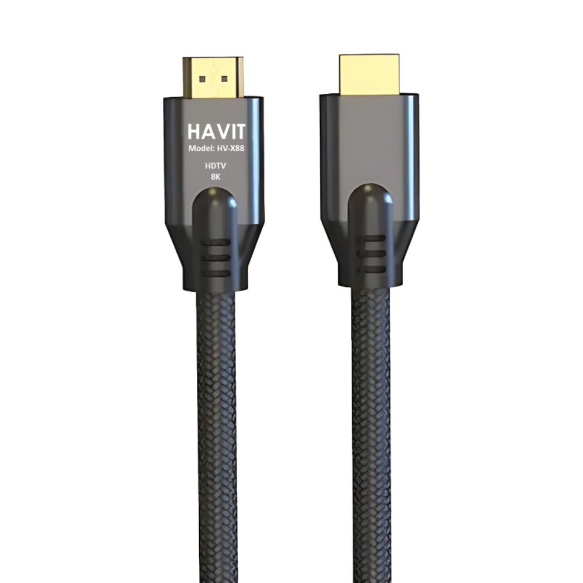 CABLE HAVIT HV-X88 HDMI 1.8 METROS NEGRO Y GRIS 