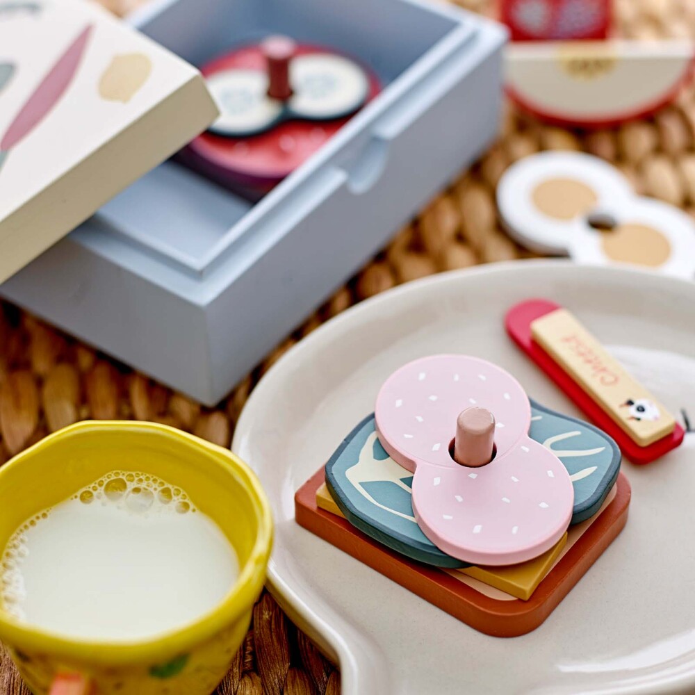 SET LUNCHBOX MDF NATURAL-BEIGE THYRA KIDS