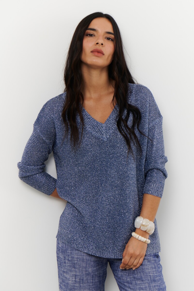 SWEATER V BLINK AZUL