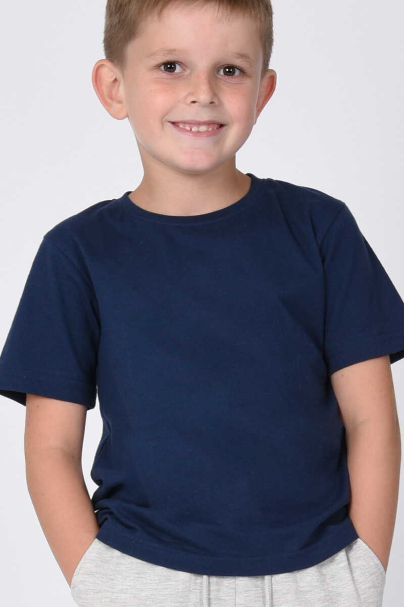 Remera- talle 10 al 18 Azul