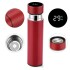 Botella Térmica Acero Inox Termo Táctil Sensor Temperatura Color Variante Rojo