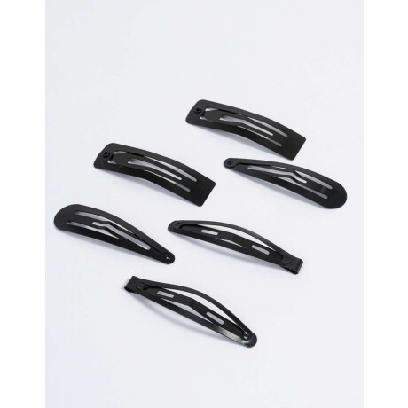 Hebillas Tic Tac Metallic Negro