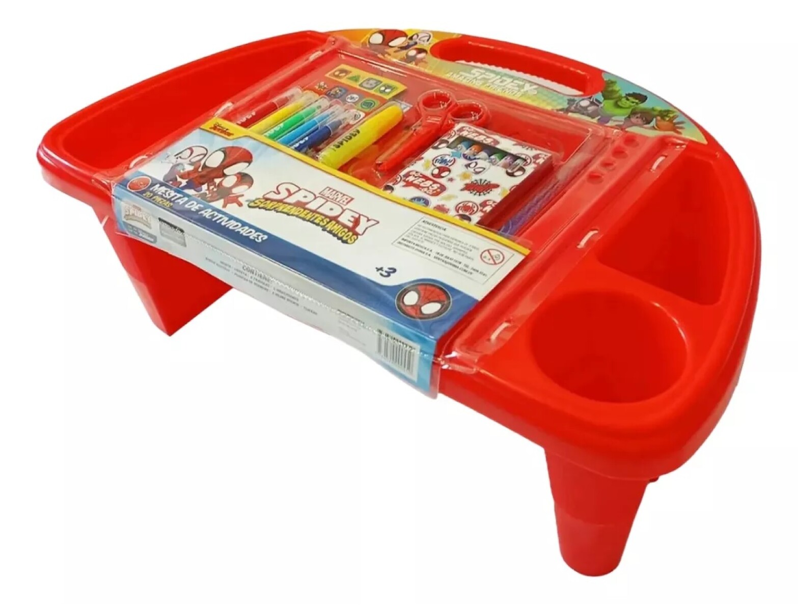 Mesa Marvel Royal Para Niños 20 Pcs De Diversión Spiderman 