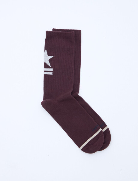 Medias Setar Bordo