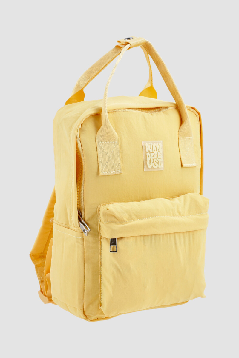 Mochila wanderlust Amarillo