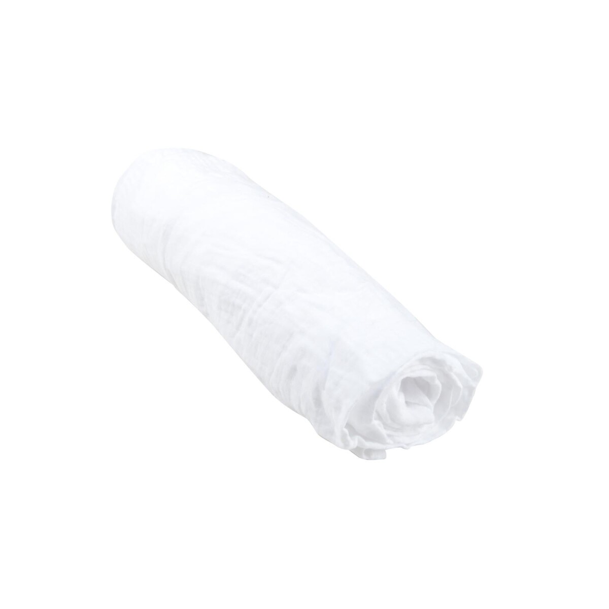 SÁBANA BAJERA CUNA - ALGODON BLANCO COTTON GAUZE 