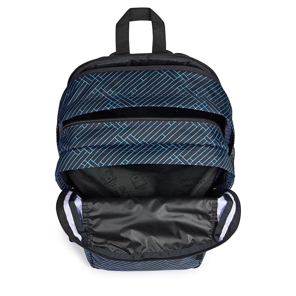 Mochila Big Student Black/Black/Azul