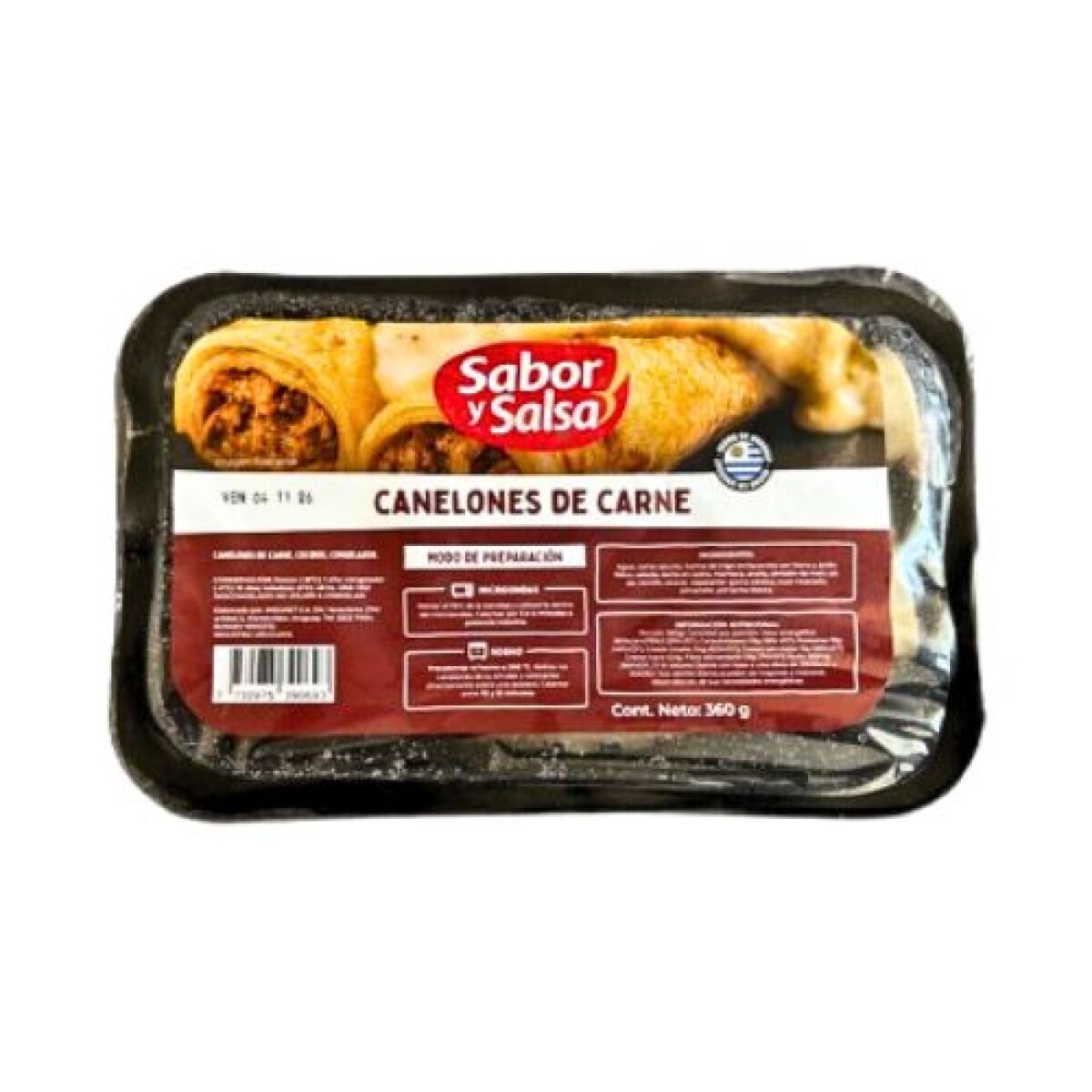Canelones Sabor & Salsa - 360 g - Carne 