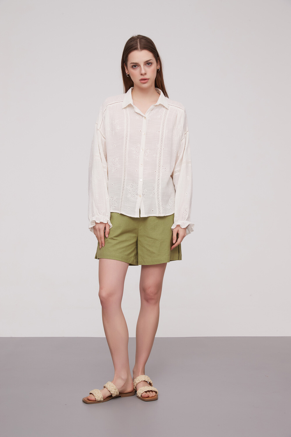 Camisa Mangiare Marfil / Off White