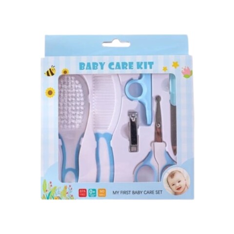 Kit manicure baby x6 piezas Azul