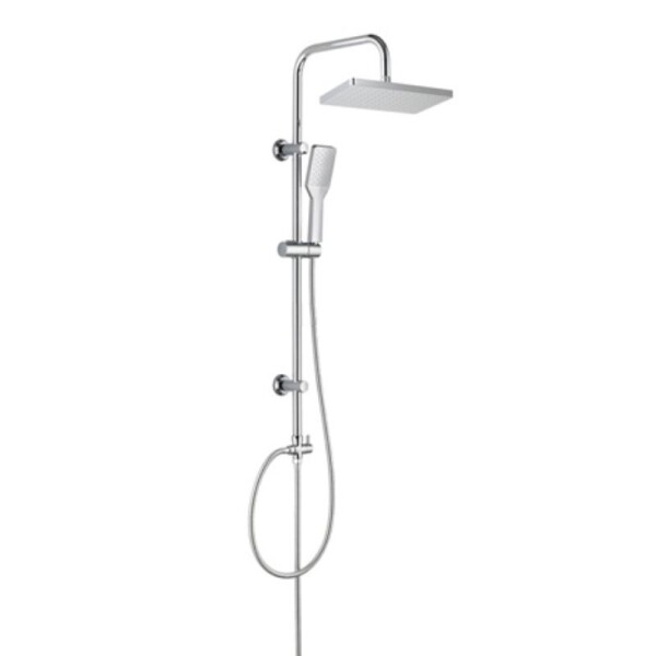 BARRAL DE DUCHA SIN GRIFERIA CROMADO - ROCETA RECTANGULAR BARRAL DE DUCHA SIN GRIFERIA CROMADO - ROCETA RECTANGULAR