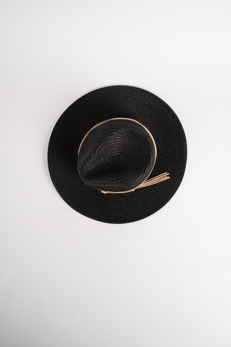 Sombrero de playa Negro