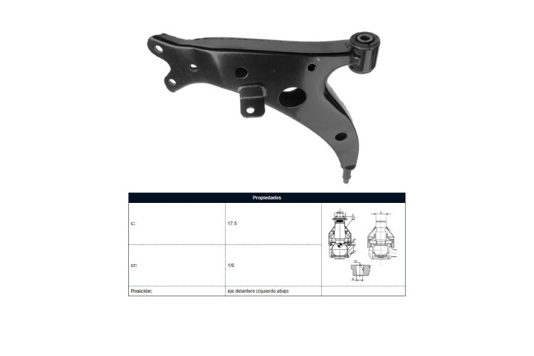Parilla De Suspension Delantera Toyota Rav4 98-00 Izq Parilla De Suspension Delantera Toyota Rav4 98-00 Izq
