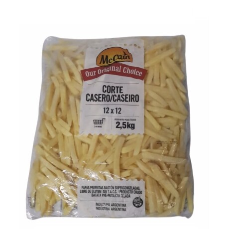 PAPAS CORTE CASERO 12X12 2,5KG MCCAIN +SOLO PDE O WEB+ PAPAS CORTE CASERO 12X12 2,5KG MCCAIN +SOLO PDE O WEB+