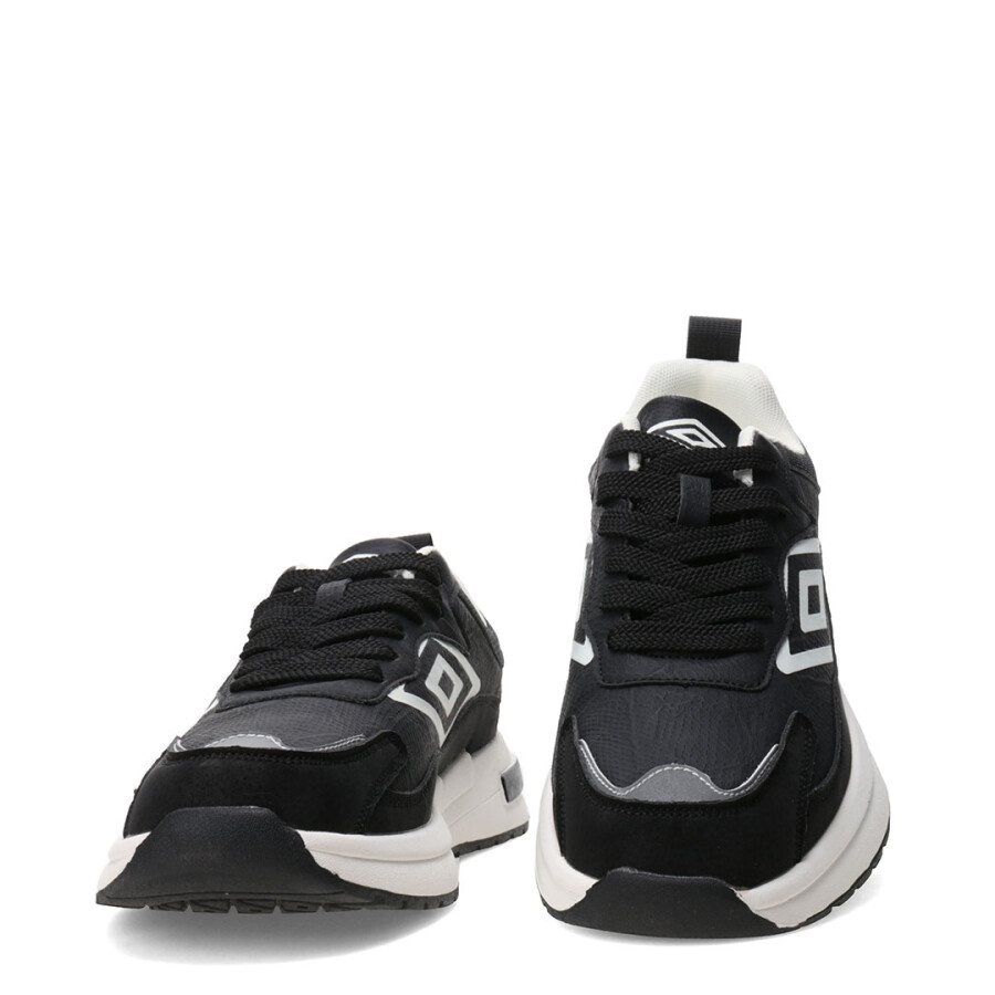 Championes de Hombre Umbro Refine Negro - Blanco