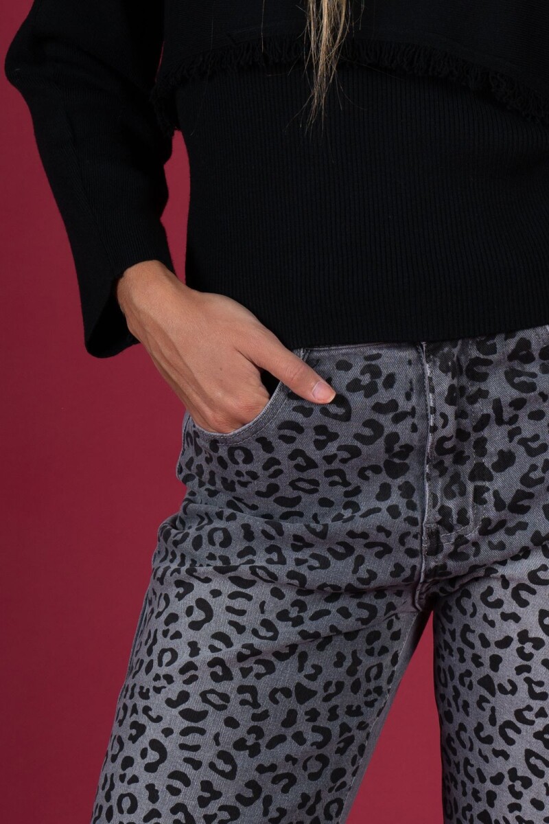 Jeans Leopi Celeste