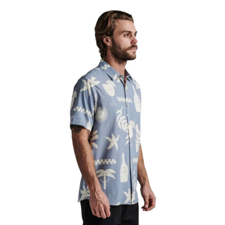 Camisa Roark Bless Up Celeste