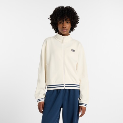 Campera New Balance de Dama - Track Jacket - WJ53505PEF WHITE