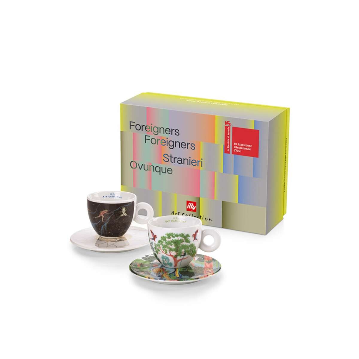 Set De 2 Tazas Para Cappuccino - Biennale Illy Art Collection 