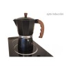 Cafetera italiana de aluminio Negra 9 tazas Cafetera italiana de aluminio Negra 9 tazas