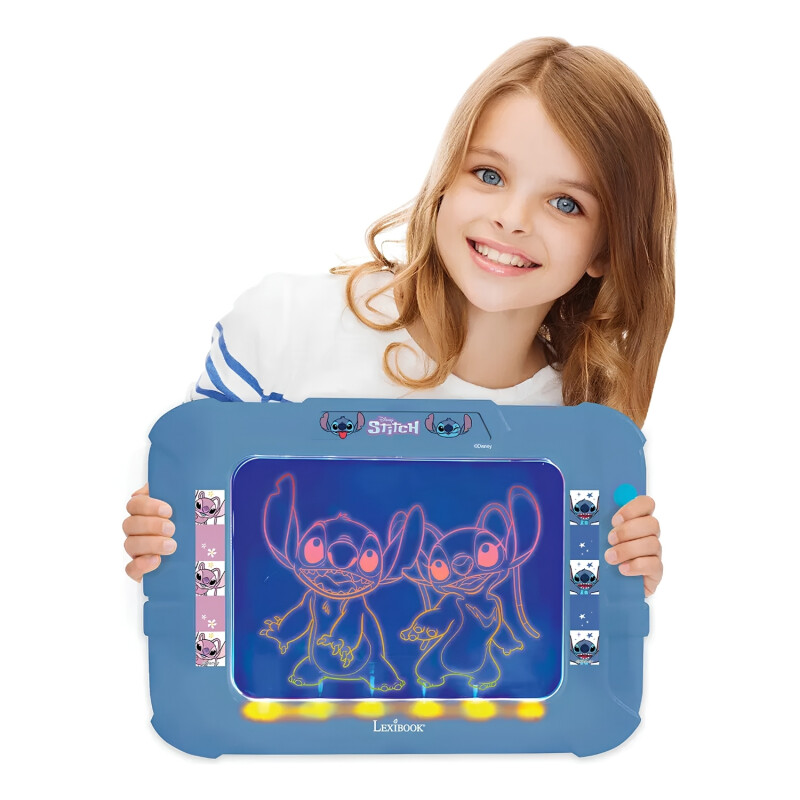 Pizarra Mágica Led Neón Lexibook Stitch Pizarra Mágica Led Neón Lexibook Stitch