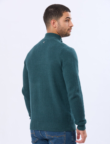 BUZO TEJIDO TEXTURADO Verde