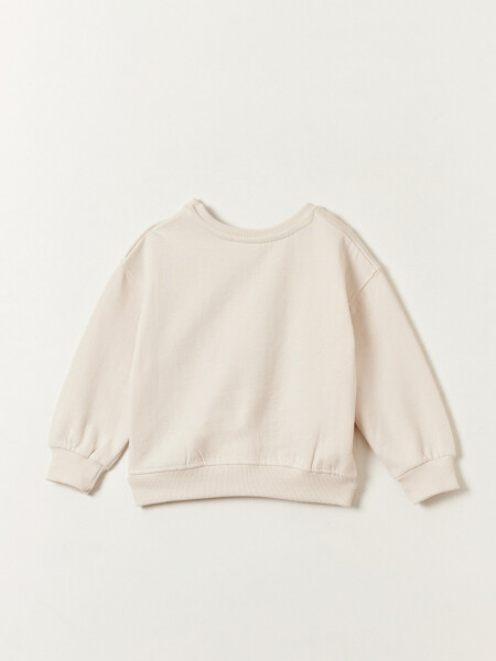 Buzo deportivo Estampado Grogu Beige