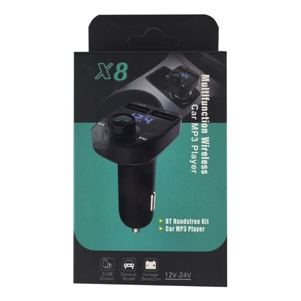 Transmisor Fm Auto Bluetooth Sd Usb Mp3 Manos Libres Radio Transmisor Fm Auto Bluetooth Sd Usb Mp3 Manos Libres Radio