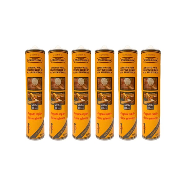 KIT ADHESIVO MONTAJE 360ML PENSYLVANIA X 6 UNID Kit Adhesivo Montaje 360ml Pensylvania X 6 Unid
