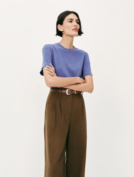 CAMISETA MANGA CORTA AZUL