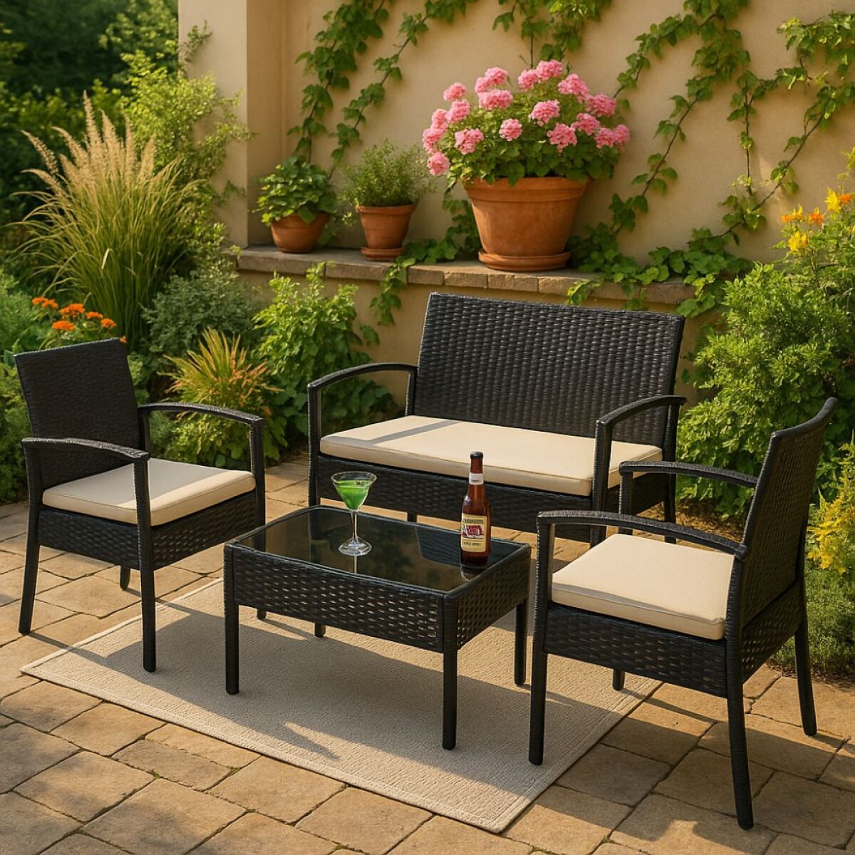 Juego de jardin Denver - Negro 