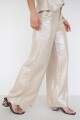 PANTALON LINO GLOW ORO