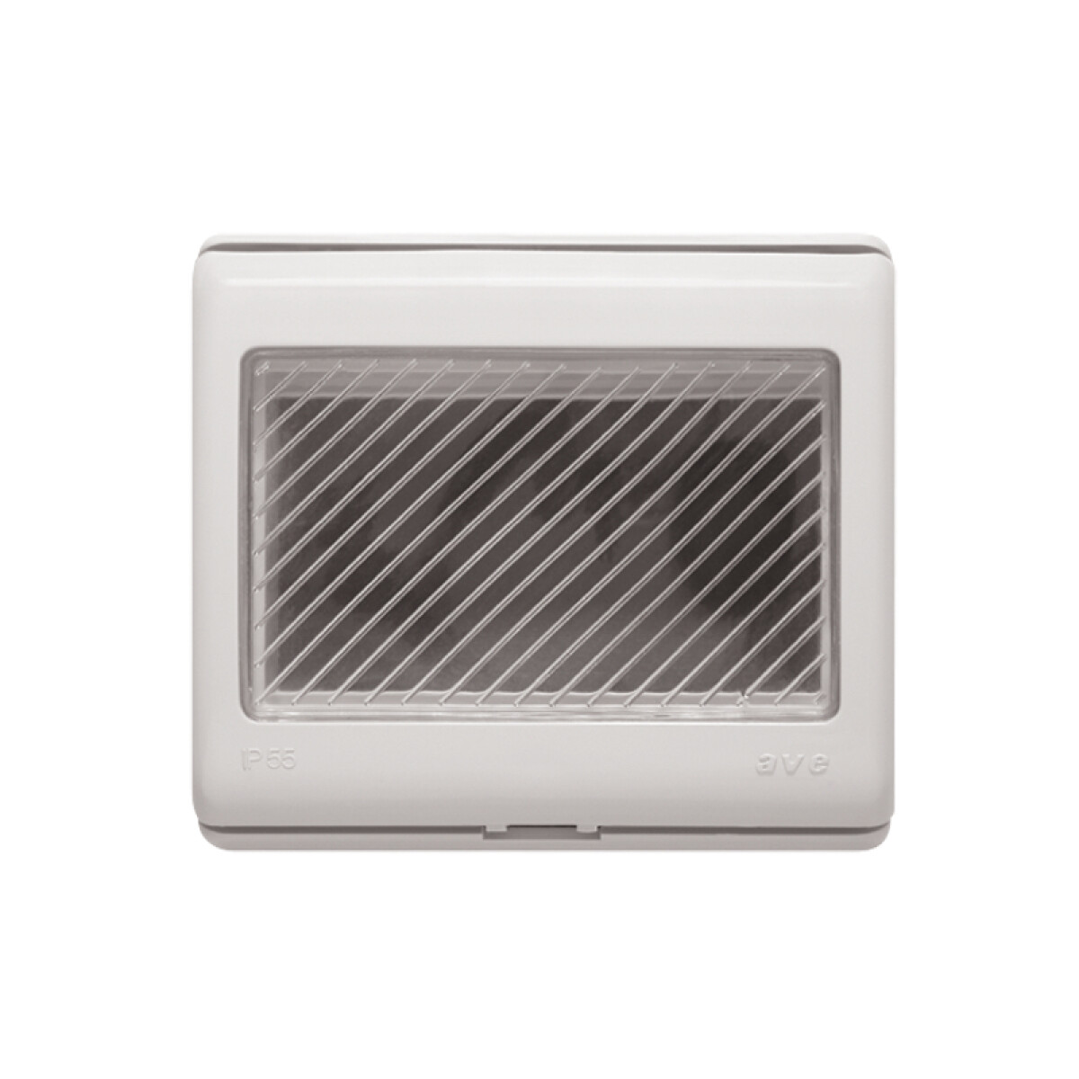 Caja exterior 3 módulos gris c/membrana - Ave - C55633 