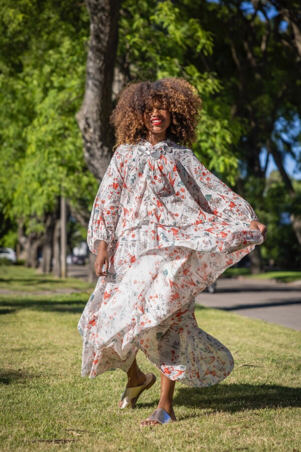 FALDA ALGODON MARISMA ROJO